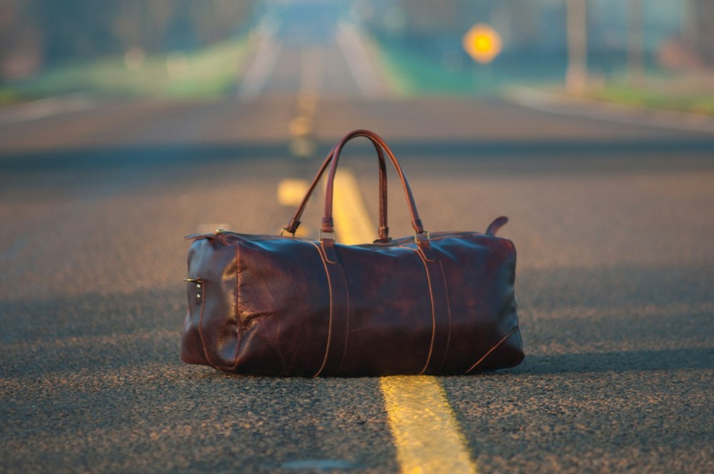 Leather Weekender Bag